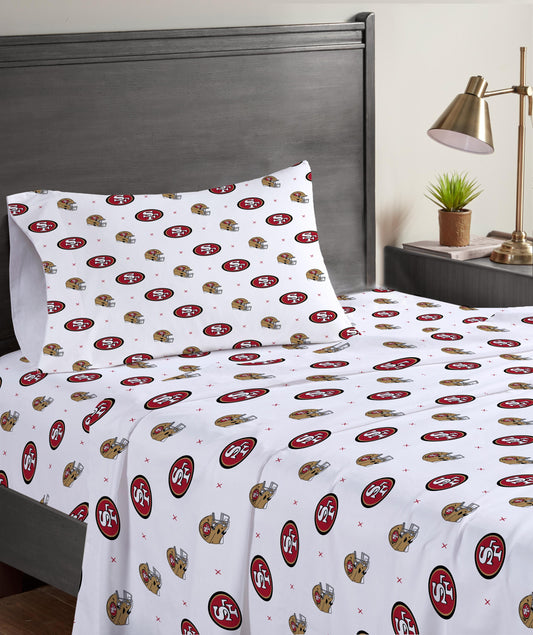 NFL Small X Twin Sheet Set
