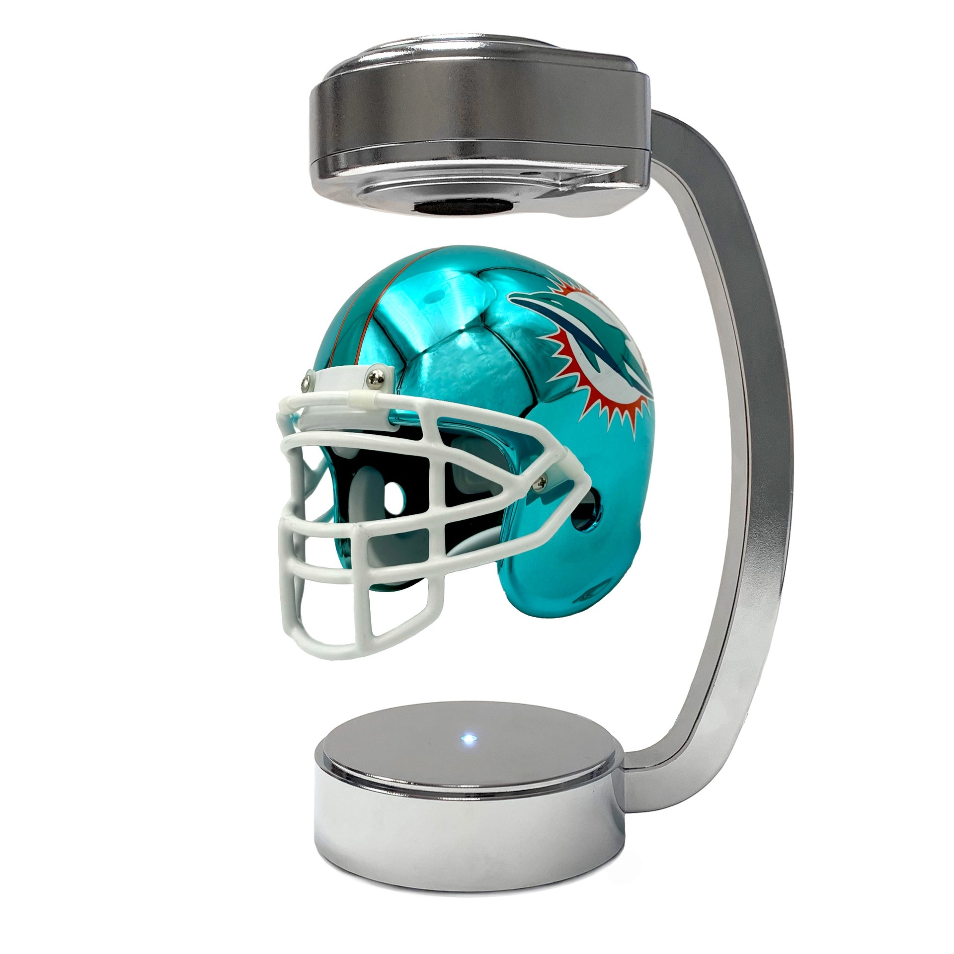 floating mini football helmet NFL Mini Chrome Hover Helmet – Pegasus Sports