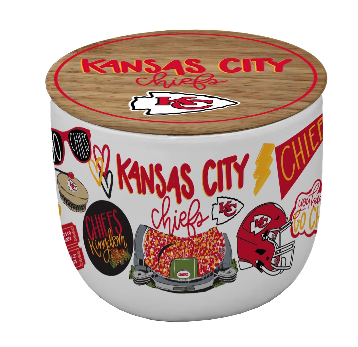 NFL Loco Fan 16oz Ceramic Candle
