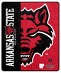 NCAA Endzone Ultra Soft Tailgate Throw