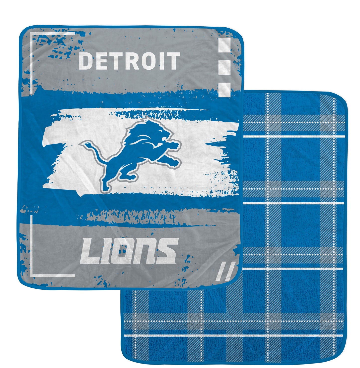NFL Distressed Brush 2 Sided Ultra Cozy 60x70 Blanket
