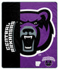 NCAA Endzone Ultra Soft Tailgate Throw