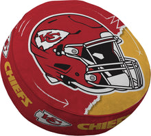 Load image into Gallery viewer, NFL Split Helmet Circle Plushlete Pillow
