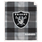 NFL Plaid Steel Royal Plush Sherpa 60x70 Blanket