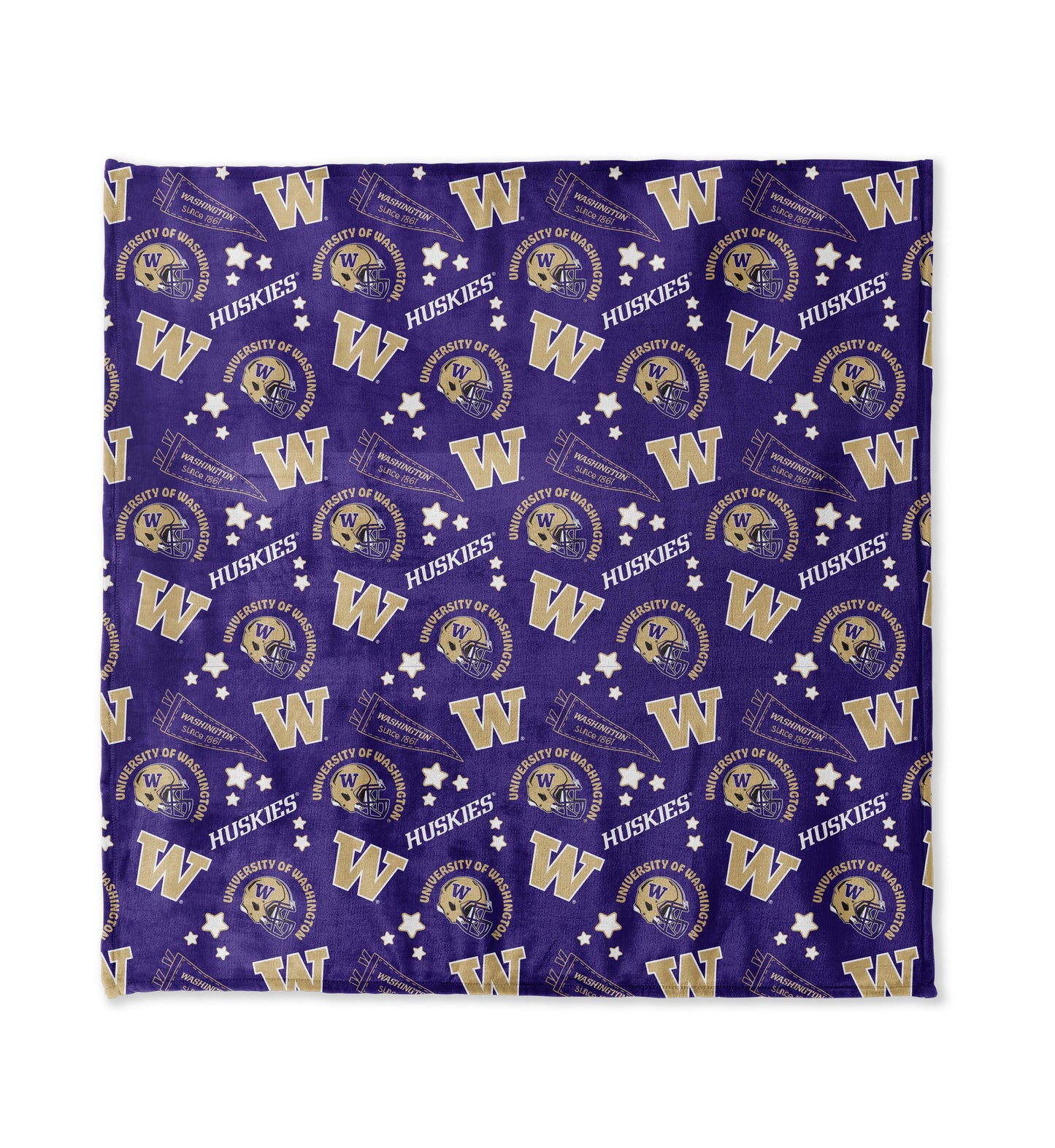 NCAA Victory Pennant Cozy 108x108 Family Blanket