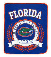 Load image into Gallery viewer, NCAA University Crest 50x60 Ultra Soft Blanket

