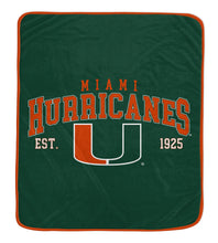 Load image into Gallery viewer, NCAA Vintage Arch Block Ultra Soft 50x60 Throw Blanket
