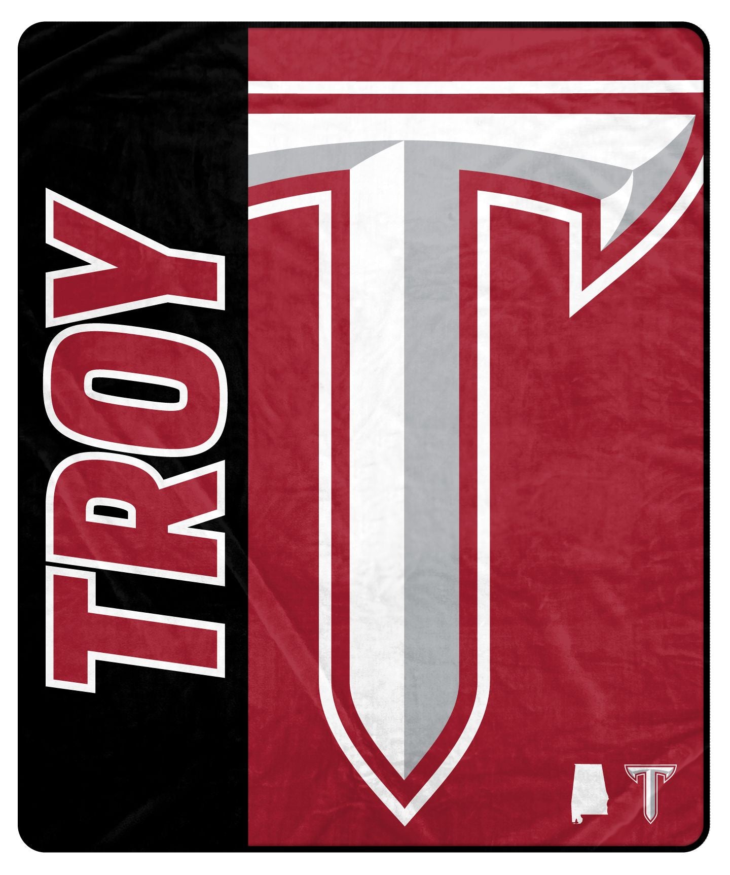 NCAA Endzone Ultra Soft Tailgate Throw