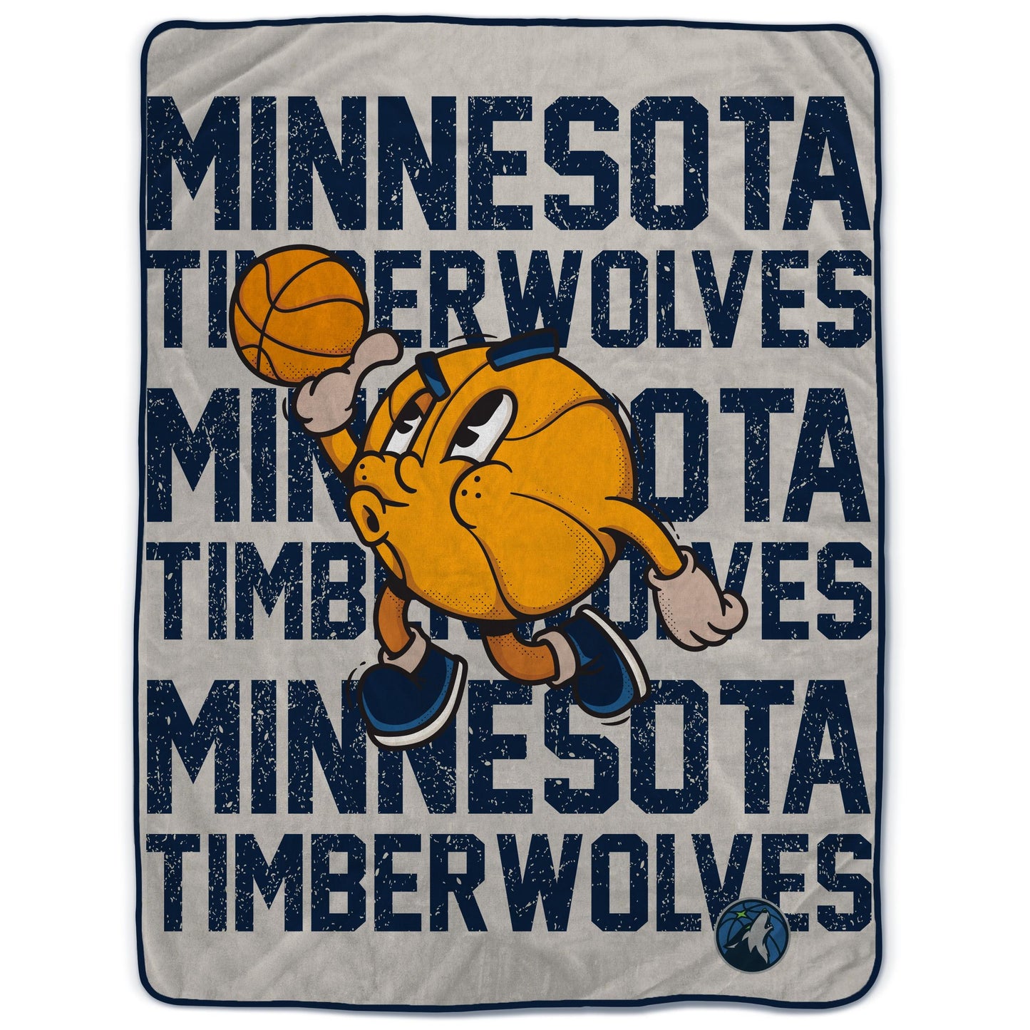NBA Cartoon Basketball 60x80 Ultra Cozy Blanket