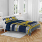 NCAA Heathered Stripe 3 PC Queen Bed in a Bag