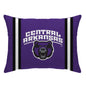 NCAA Standard Stripe Logo Bed Pillow