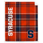 NCAA Playmaker Plaid Ultra Cozy Sherpa Throw