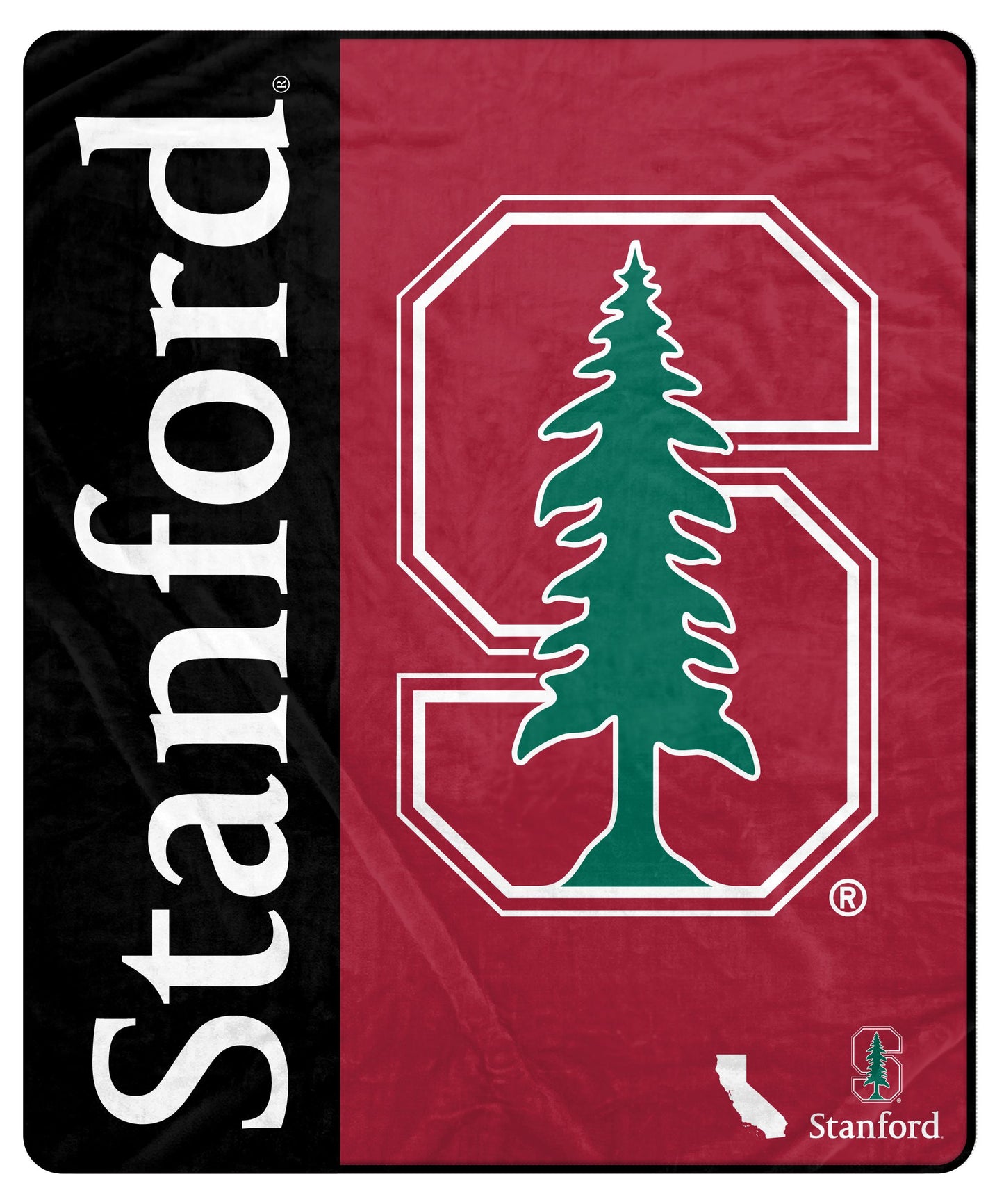 NCAA Endzone Ultra Soft Tailgate Throw