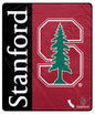 NCAA Endzone Ultra Soft Tailgate Throw