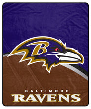 Load image into Gallery viewer, NFL Gameball Ultra Soft Tailgate Throw
