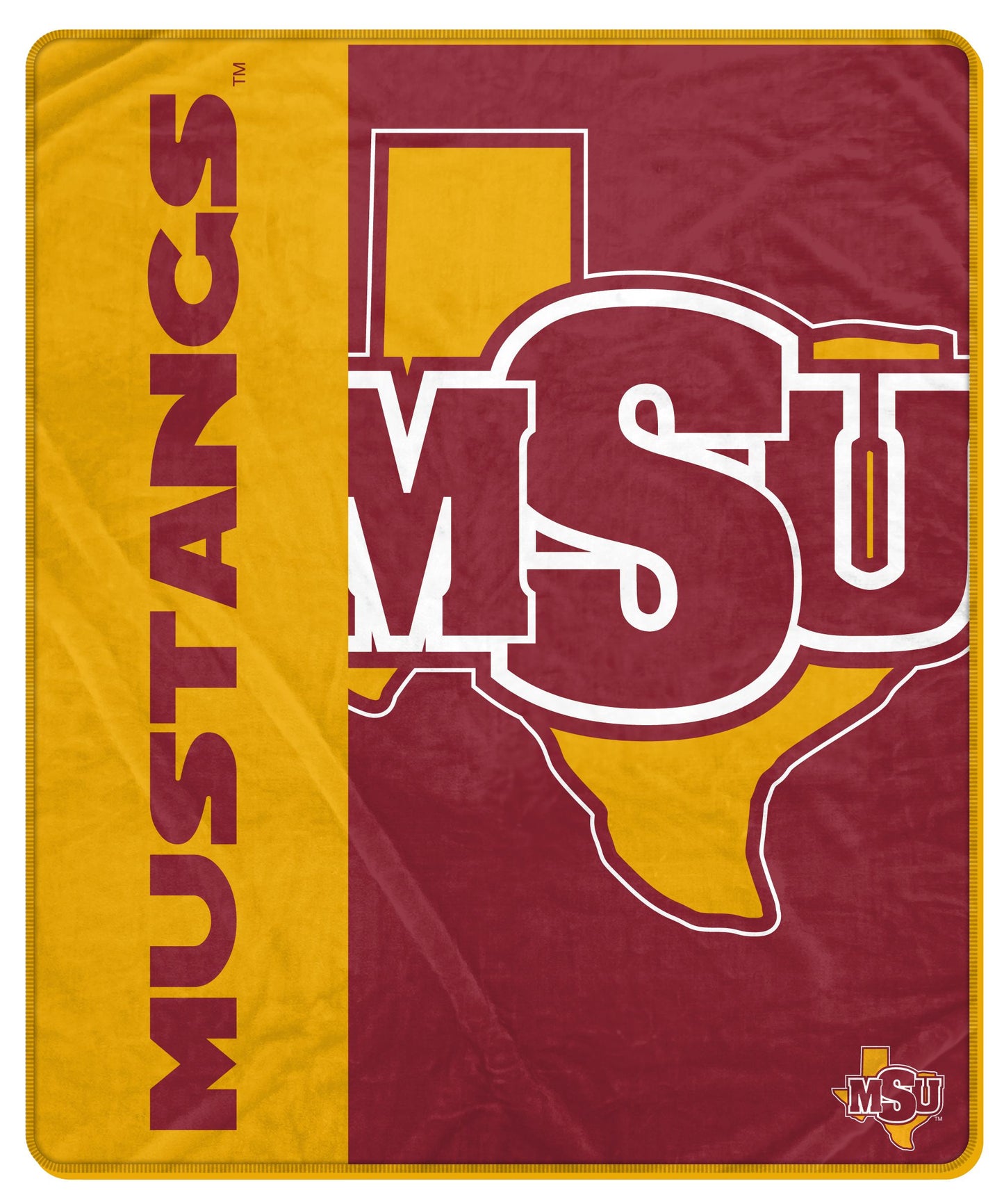 NCAA Endzone Ultra Soft Tailgate Throw