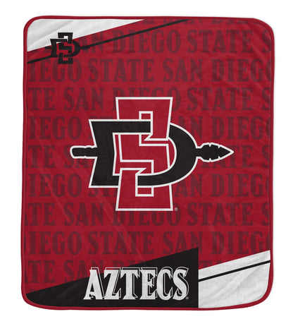 NCAA Diagonal Ghost Ultra Soft 50x60 Blanket