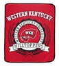 NCAA University Crest 50x60 Ultra Soft Blanket