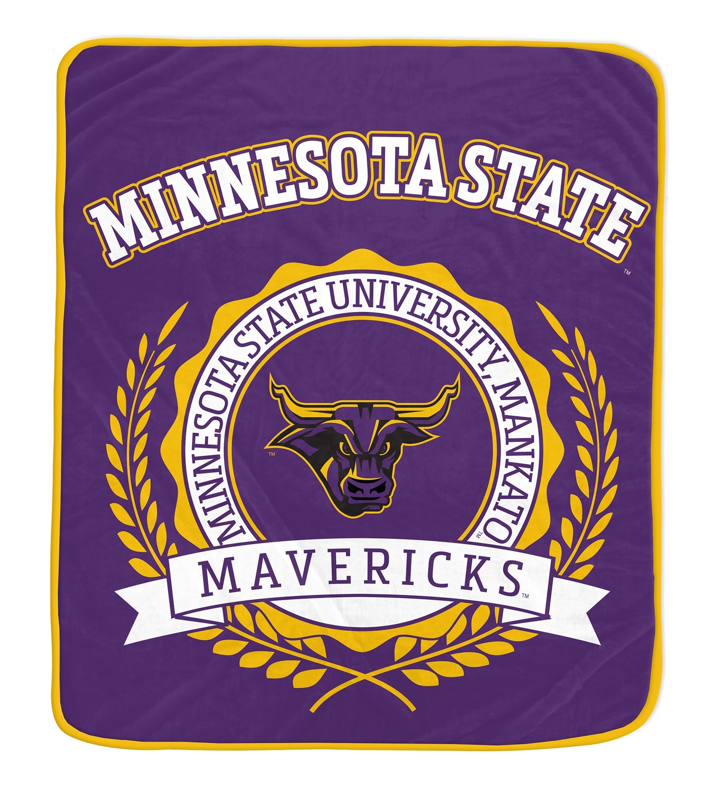 NCAA University Crest 50x60 Ultra Soft Blanket