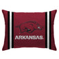 NCAA Standard Stripe Logo Bed Pillow