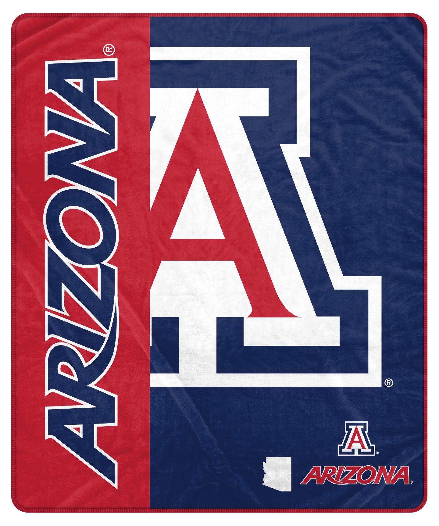 NCAA Endzone Ultra Soft Tailgate Throw