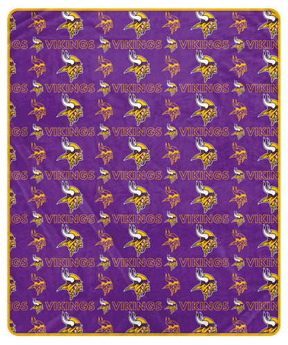 NFL Repeat Big Logo Wordmark 50x60 Blanket