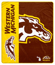 Load image into Gallery viewer, NCAA Endzone Ultra Soft Tailgate Throw
