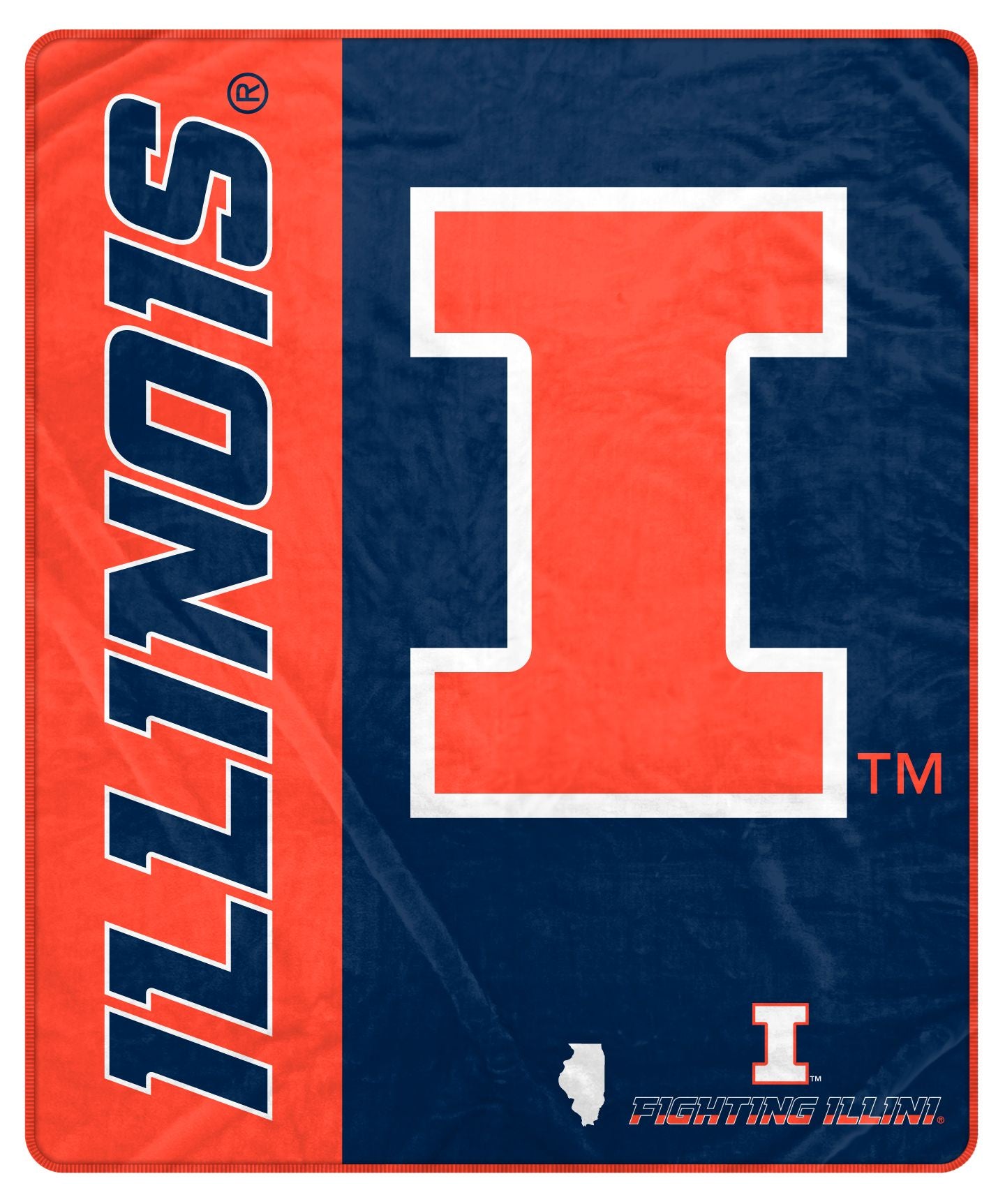 NCAA Endzone Ultra Soft Tailgate Throw