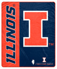 Load image into Gallery viewer, NCAA Endzone Ultra Soft Tailgate Throw

