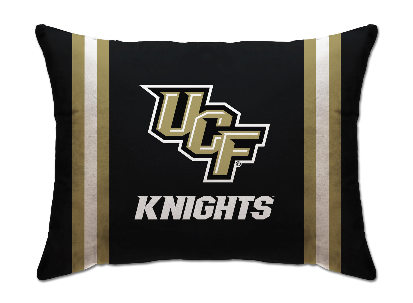 NCAA Standard Stripe Logo Bed Pillow