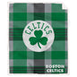 NBA Plaid Steel Royal Plush Sherpa 60x70 Blanket