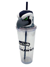 Load image into Gallery viewer, NFL Mascot Lid 24oz Sipper
