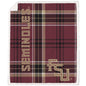 NCAA Playmaker Plaid Ultra Cozy Sherpa Throw