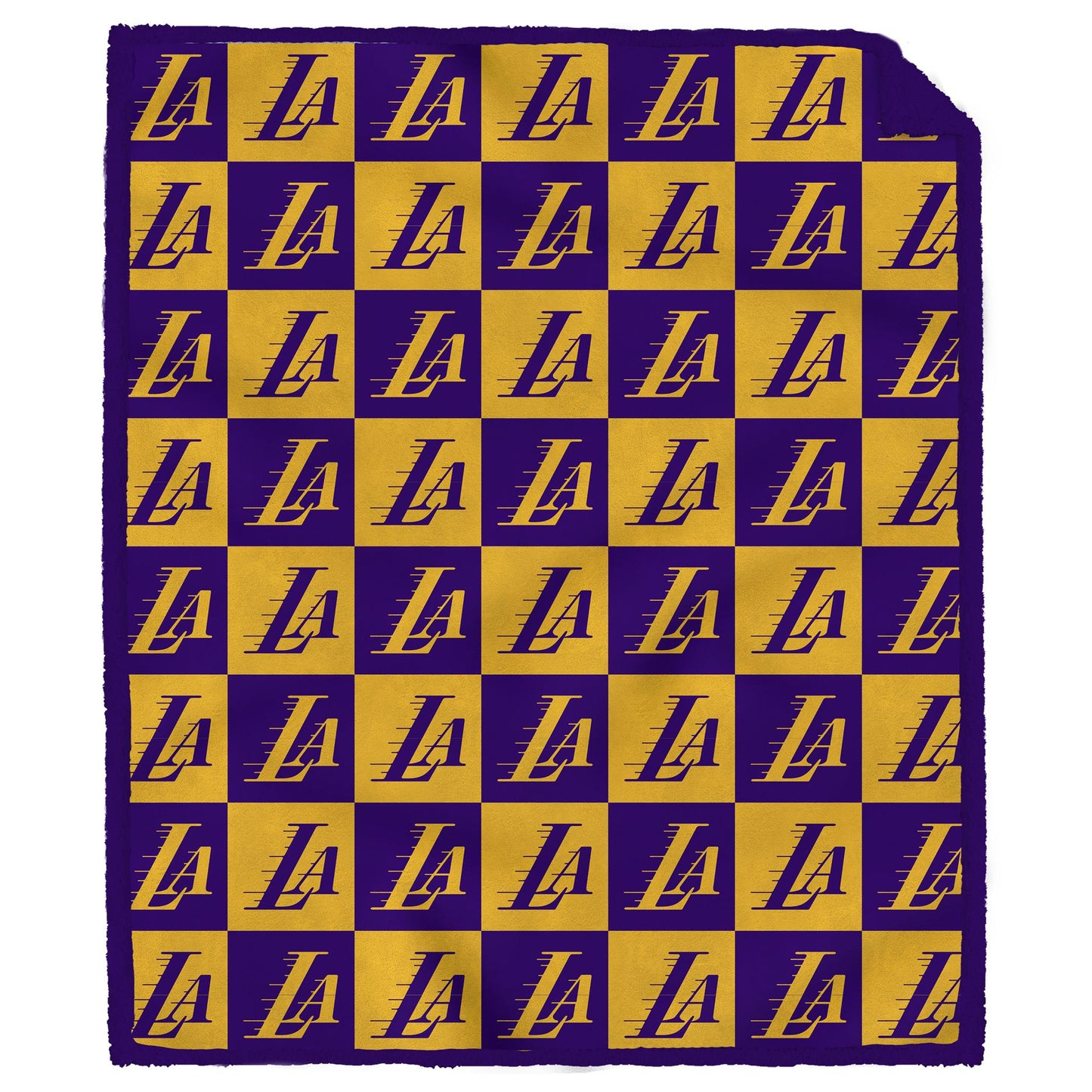 NBA Tonal Logo Box Ultra Cozy Team Color 60x70 Sherpa Blanket