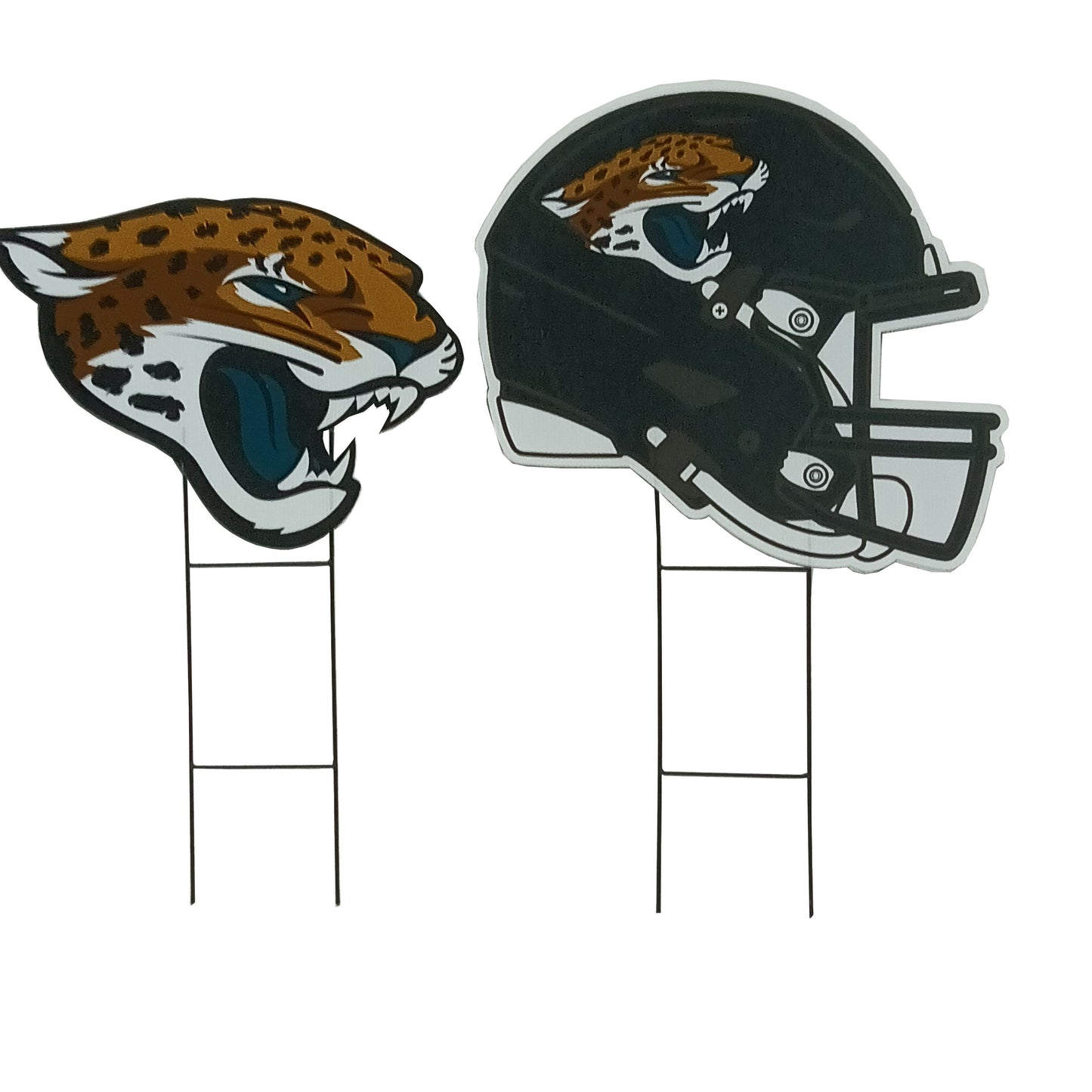 NFL Logo and Helmet 2 Pack Yard Sign Set