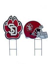 Load image into Gallery viewer, NCAA Logo and Helmet 2 Pack Yard Sign Set
