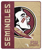 NCAA Endzone Ultra Soft Tailgate Throw