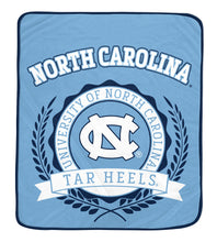 Load image into Gallery viewer, NCAA University Crest 50x60 Ultra Soft Blanket
