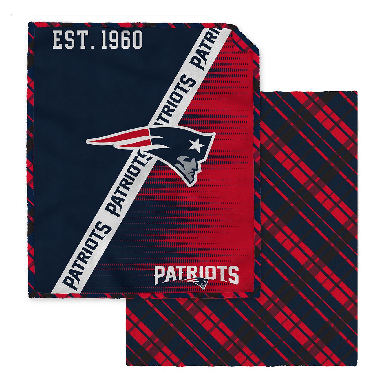 NFL Digital Dash 2 Sided Checkered 60x80 Blanket
