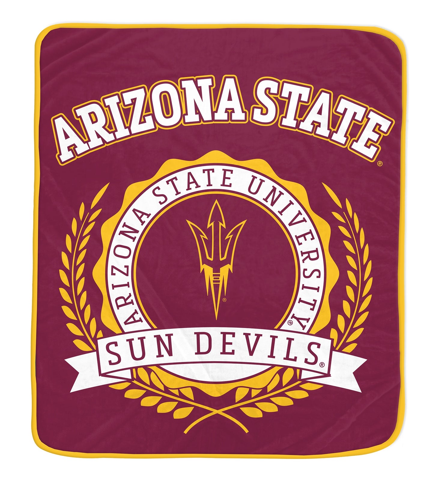 NCAA University Crest 50x60 Ultra Soft Blanket