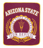 NCAA University Crest 50x60 Ultra Soft Blanket