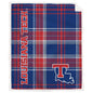 NCAA Playmaker Plaid Ultra Cozy Sherpa Throw
