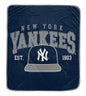 MLB Vintage Arch Block Ultra Soft 50x60 Throw Blanket