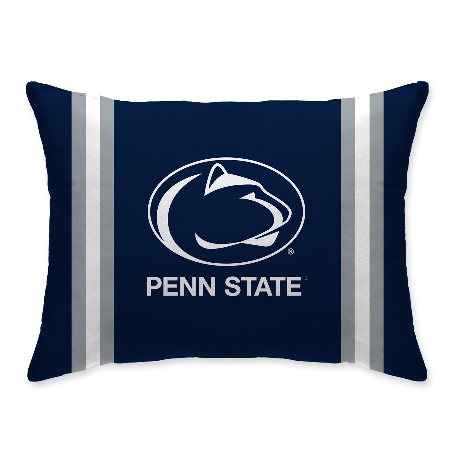 NCAA Standard Stripe Logo Bed Pillow