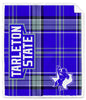 NCAA Playmaker Plaid Ultra Cozy Sherpa Throw