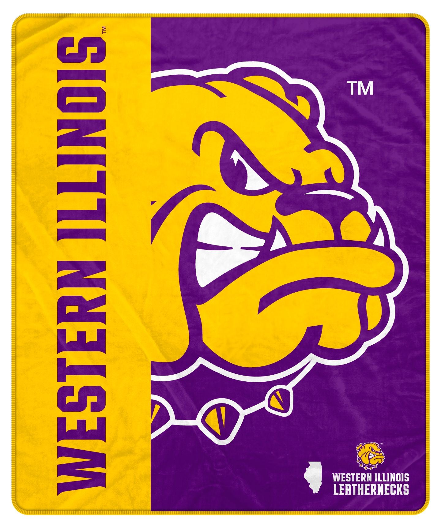 NCAA Endzone Ultra Soft Tailgate Throw