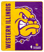 NCAA Endzone Ultra Soft Tailgate Throw