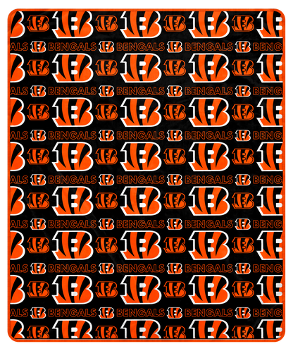 NFL Repeat Big Logo Wordmark 50x60 Blanket