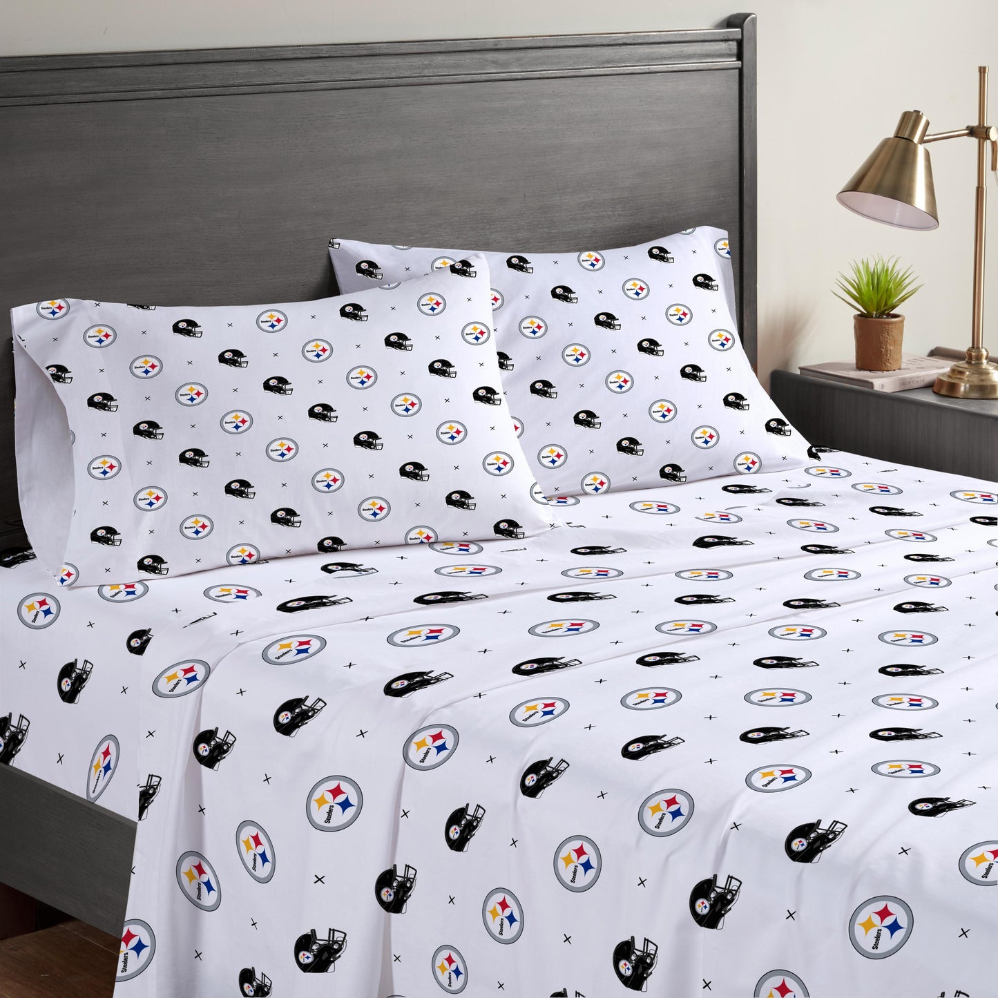 NFL Small X Queen Sheet Set