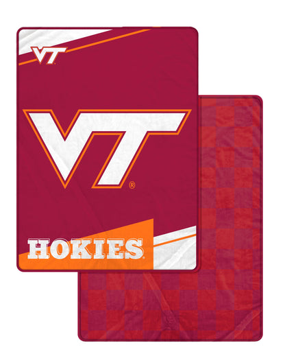 NCAA Diagonal Ghost Checker 60x70 Blanket